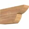 Ekena Millwork Crestline Smooth Rafter Tail, Western Red Cedar, 3 1/2"W x 8"H x 16"L RFT04X08X16CRE00SWR - alternate 1